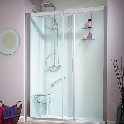 Aqua-Magic+: Self-contained showering cubicle